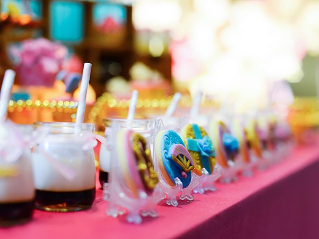 Candy bar in restaurant